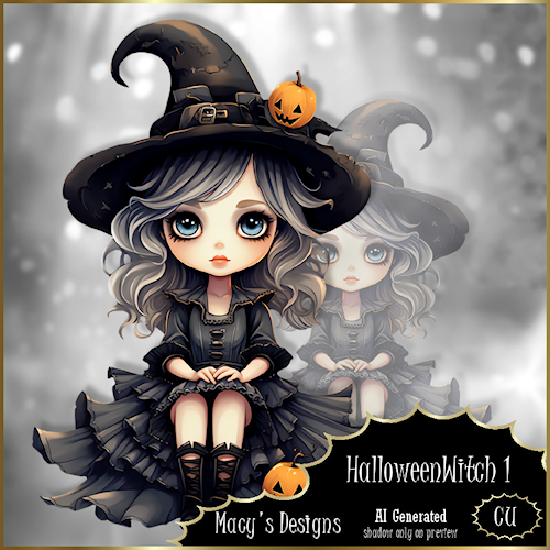 AI - Halloween Witch 1 - Click Image to Close
